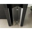 Wiesbaden Maki porte de douche pliable droite 900 x 2000 x 8 mm nano verre clair/chrome SW95431