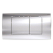 Geberit Twinline Bouton de commande WC DualFlush 34x18.5cm Chrome brillant SECOND CHOIX OUT8642