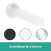 Hansgrohe Finoris baduitloop 174mm mat wit SW651068