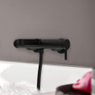 Hansgrohe Finoris badkraan met hendel mat zwart SW651019