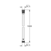 Grohe Vitalioflex Flexible de douche - argent longlife - 100cm - chrome SW878173
