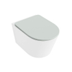 MONDIAZ LAVIE wandclosetpack - 36x53cm - diepspoel - rimless - Talc (white) - softclose - quick-release - toiletzitting - Greey (grijs) SW1208630