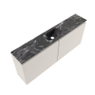 MONDIAZ TURE-DLUX Meuble WC 120 cm Linen. EDEN lavabo Lava position centrale. Avec 1 trou de robinet. SW1103885