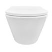 Wiesbaden Vesta WC suspendu sans bride avec abattant Shade slim softclose et quick release brillant blanc SW710744