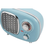 Eurom b-4 ptc 1500 fan heater retro design 1500watt 14.5x28.1x21.8cm bleu SW486868