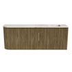 Mondiaz JOYA-DLUX 111.6cm toiletmeubel - ronding links kleur Dusk - Wastafel FAYE positie Rechts Zonder kraangat kleur Frappe. SW1423113