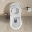 Duravit SensoWash D-Neo WC-douche compact sans bride à évacuation profonde 37.8x57.7cm avec abattant blanc SW962033