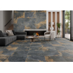 Terravito Hozino carreau mural et de sol - 59,5x120cm - 10mm - rectifié - noir SW890793