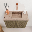 Mondiaz JOYA-DLUX Meuble de toilette 50cm - couleur Dusk - Lavabo FAYE position Droite Sans trou de robinet couleur Arena SW1425732