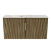 Mondiaz JOYA-DLUX 80cm meuble de toilette - couleur Dusk - Vasque FAYE position Gauche 1 trou de robinet couleur Frappe. SW1423065