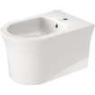 Duravit White tulip wandbidet 54x37x31,5cm m/overloop wit SW640404