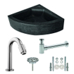 Wiesbaden One Pack Wiesbaden Lave mains d’angle 30x30x10cm en pierre naturelle SW95997