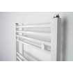 Radiateur électrique de serviettes Instamat Robina, dimensions H 805 x L 600 mm, incluant des consoles murales, standard blanc SW416971