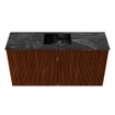 Mondiaz JOYA-DLUX 80cm toiletmeubel - kleur Ruby - Wastafel FAYE positie Midden Zonder kraangat kleur Lava. SW1423619