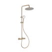 Adema Sparkle 2.0 regendoucheset - thermostaat - hoofddouche 30cm - handdouche - 3 standen - goud mat TWEEDEKANS OUT14562