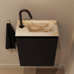 MONDIAZ TURE-DLUX Meuble toilette - 40cm - Urban - EDEN - vasque Frappe - position droite - 1 trou de robinet SW1102612