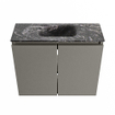 MONDIAZ TURE-DLUX Meuble toilette - 60cm - Smoke - EDEN - vasque Lava - position centrale - 1 trou de robinet SW1104045