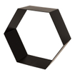 Duraline Schap Hexagon Metaal 1.5mm 32x28x12cm Zwart SW420479