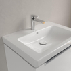 Villeroy et Boch Subway 2.0 Lavabo pour meuble 65x47cm 1 trou pour robinetterie avec trop plein ceramic+ Blanc 1024098