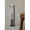 Zack LINEA Toiletbutler - 73x15x18cm - indépendant - graphite SW1416160