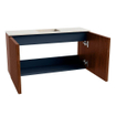 Mondiaz JOYA-DLUX Meuble de salle de bains 80cm - couleur Ruby - Vasque FAYE position Milieu 1 trou de robinet couleur Meli. SW1425347