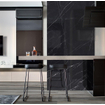 SAMPLE Terravito Dareno Carrelage de sol et de mur - 60x120cm - rectifié - brillant Noir SW1221533