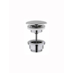 Hotbath Mate bouchon always open avec vis rond chrome SW12931
