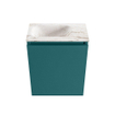 MONDIAZ TURE-DLUX Meuble WC 40 cm Smag. EDEN lavabo Frappe position gauche. Avec 1 trou de robinet. SW1103016