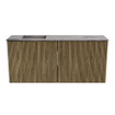 Mondiaz JOYA-DLUX 90cm meuble de salle de bains - couleur Dusk - Vasque FAYE position Gauche 1 trou de robinet couleur Sombra. SW1426140