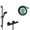 Hansgrohe Pulsify select s - thermostat - ensemble barre de glissement 65cm - 105 3jets - noir mat SW1186277