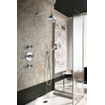 Hotbath Amice Set de douche mitigeur encastrable Amice 2 robinets d'arret chrome SW22715