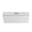 MONDIAZ TURE-DLUX Meuble WC 120 cm Cale. EDEN lavabo Glace position au milieu. Avec 1 trou de robinet. SW1103233