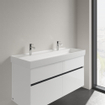 Villeroy & Boch Collaro Lavabo pour meuble 120x47cm 2 trous de robinet sans trop-plein Stone white SW358331