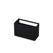 INK Wastafelonderkast - 100x45x65cm - 2 lades - push to open - met rechte opdekfronten - MDF lak - Zwart mat SW382571