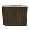 Mondiaz JOYA-DLUX 51.6cm toiletmeubel - ronding links kleur Shadow - Wastafel FAYE positie Rechts 1 kraangat kleur Saba. SW1425138