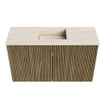 Mondiaz JOYA-DLUX 70cm toiletmeubel - kleur Dusk - Wastafel FAYE positie Midden Zonder kraangat kleur Meli. SW1425817