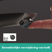 Hansgrohe Talis E Mitigeur lavabo 110 m. Bonde brushed black chrome 71710340 SW358789