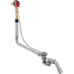 Hansgrohe Exafill vidage de baignoire. trop-plein et garniture de remplissage avec garniture de vidage pour baignoire spéciale 0510319