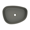 Arcqua Rocker Vasque - posé sur plan - organique - gauche - 50x37cm - béton mat SW976313