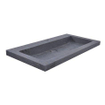 Wiesbaden Raw wastafel enkel met 1 kraangat 80x46x5 cm hardsteen gezoet SW106387