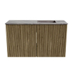 Mondiaz JOYA-DLUX 70cm meuble de toilette - couleur Dusk - Vasque FAYE position Droite Sans trou de robinet couleur Sombra. SW1426131