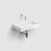 Clou Mini Wash Me lave-mains 48x32cm sans trou de robinet Céramique blanc SW333539
