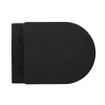 Aloni Pro Hangend Toilet - 36x49x32cm - wervelspoeling - randloos - met zitting - softclose - quick release - compact - mat zwart SW1446224