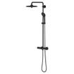 Grohe Vitalio Joy douchesysteem thermostatisch cooltouch met hoofddouche Ø26cm en handdouche Ø11cm mat zwart SW1126862