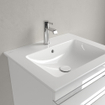 Villeroy & Boch Venticello lavabo - avec 1 trou de robinet 60x50cm - (adapté pour 3 trous de robinet) avec trop-plein blanc 1025150