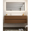 Mondiaz VICA ensemble de meuble de salle de bain - 150cm - meuble sous-vasque reposant - 2 tiroirs - lavabo cloud gauche - 1 trou de robinet - version XL 60cm de haut SW1089719