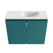 MONDIAZ TURE-DLUX Meuble toilette - 60cm - Smag - EDEN - vasque Ostra - position droite - sans trou de robinet SW1105096