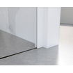 Fortifura Galeria Douche à l'italienne - 70x200cm - verre clair - Blanc mat SW876720