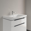 Villeroy et Boch Subway 2.0 Lavabo pour meuble 80x47cm 1 trou pour robinetterie avec trop plein ceramic+ Blanc 1024065