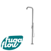 FugaFlow Buitendouche 2024 - vrijstaand - RVS 316 - handdouche - geborsteld RVS SW890157